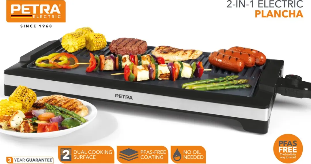 Salter Petra PT6244VDE 2-in-1 elektrische grill - afbeelding 6 van 6