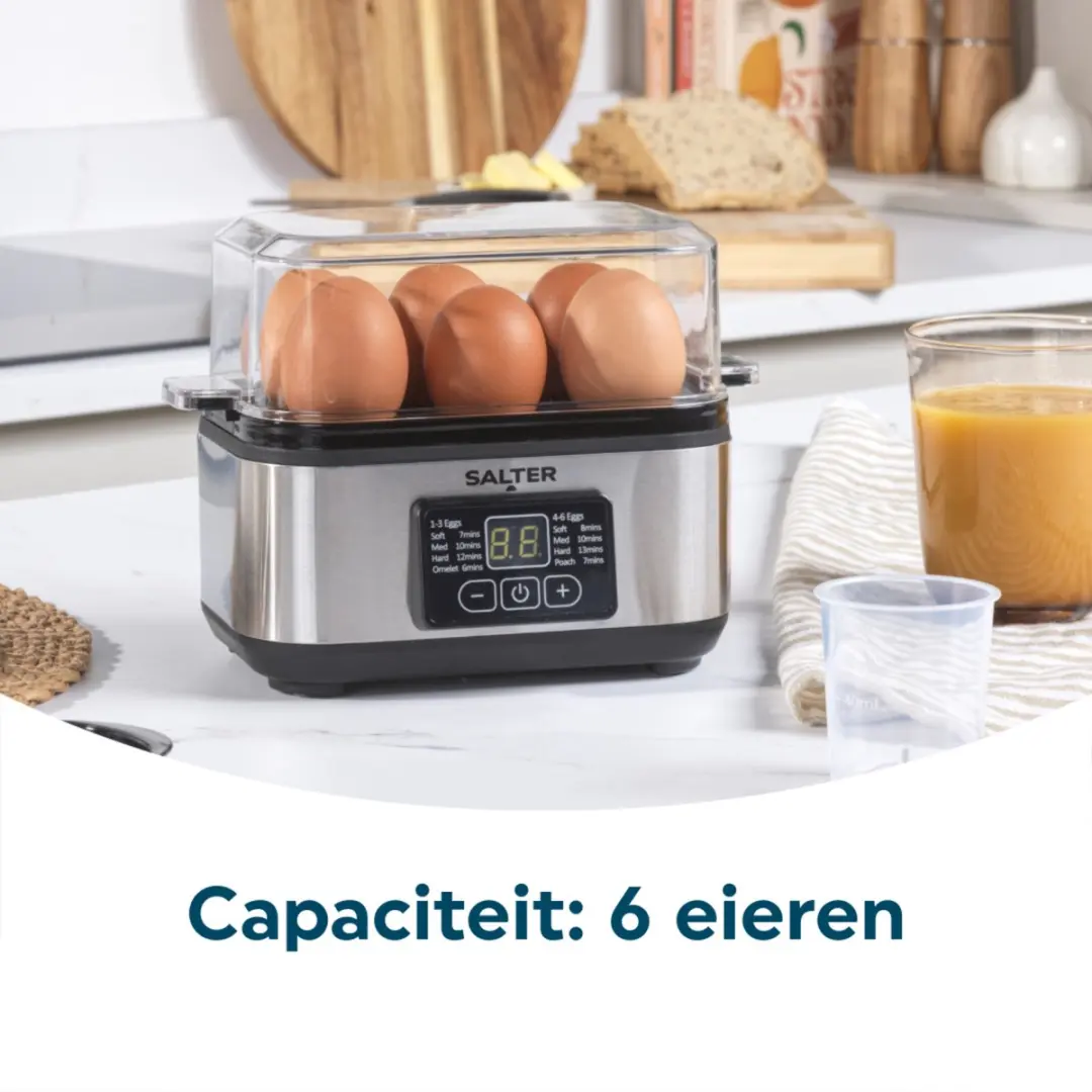 Salter EK6153VDE 3-in-1 digitale eierkoker - 7 eieren - afbeelding 4 van 6