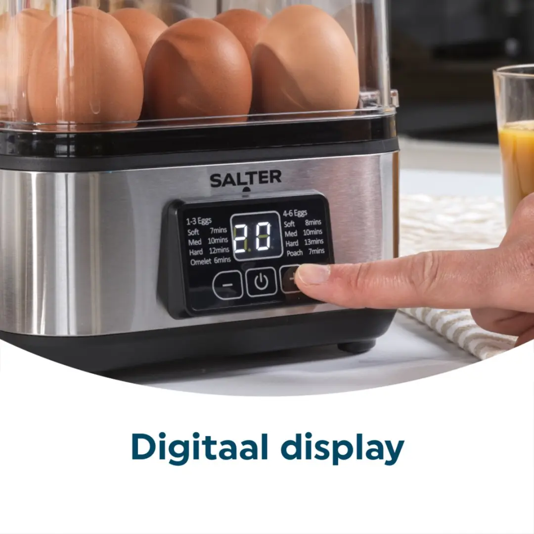 Salter EK6153VDE 3-in-1 digitale eierkoker - 7 eieren - afbeelding 3 van 6