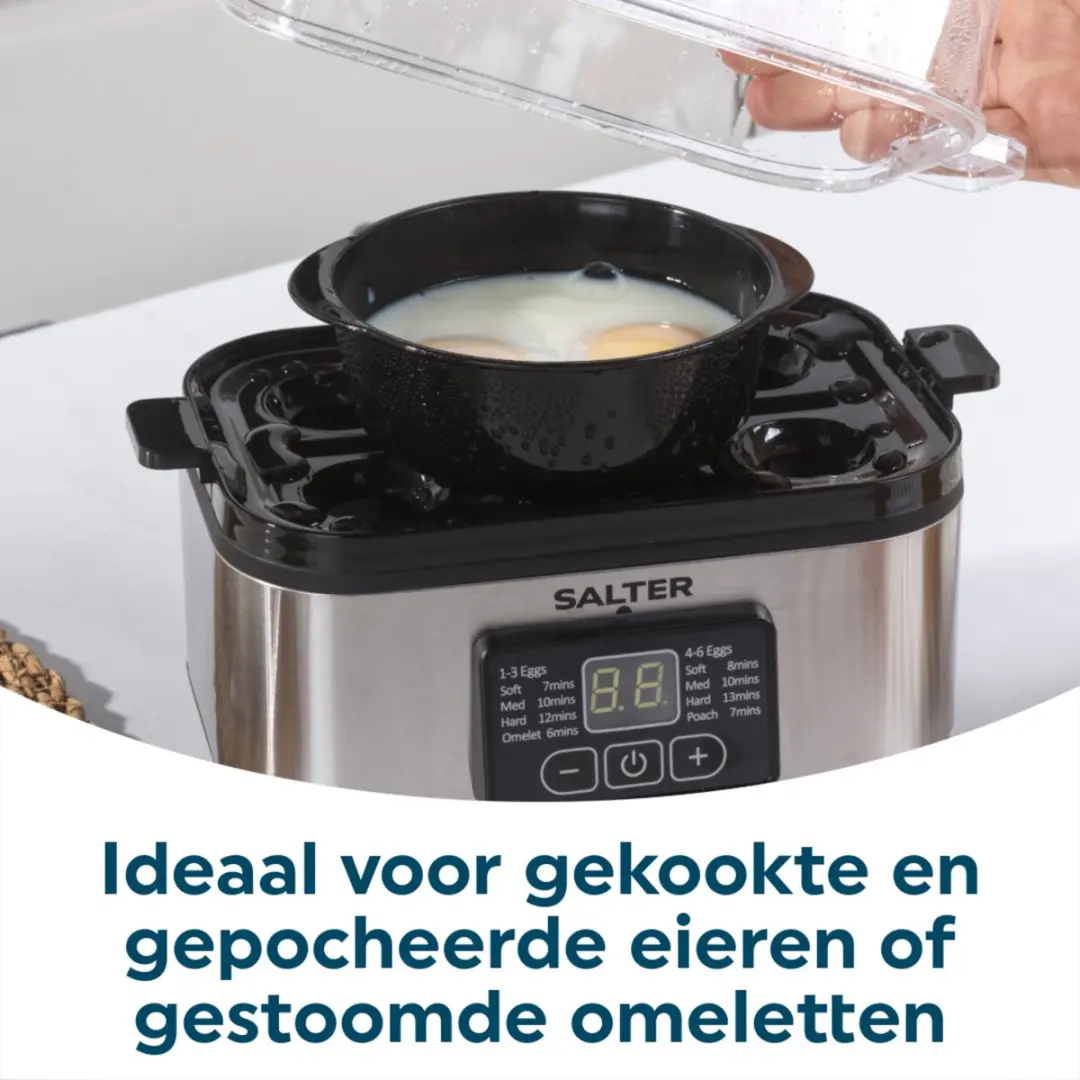 Salter EK6153VDE 3-in-1 digitale eierkoker - 7 eieren - afbeelding 2 van 6