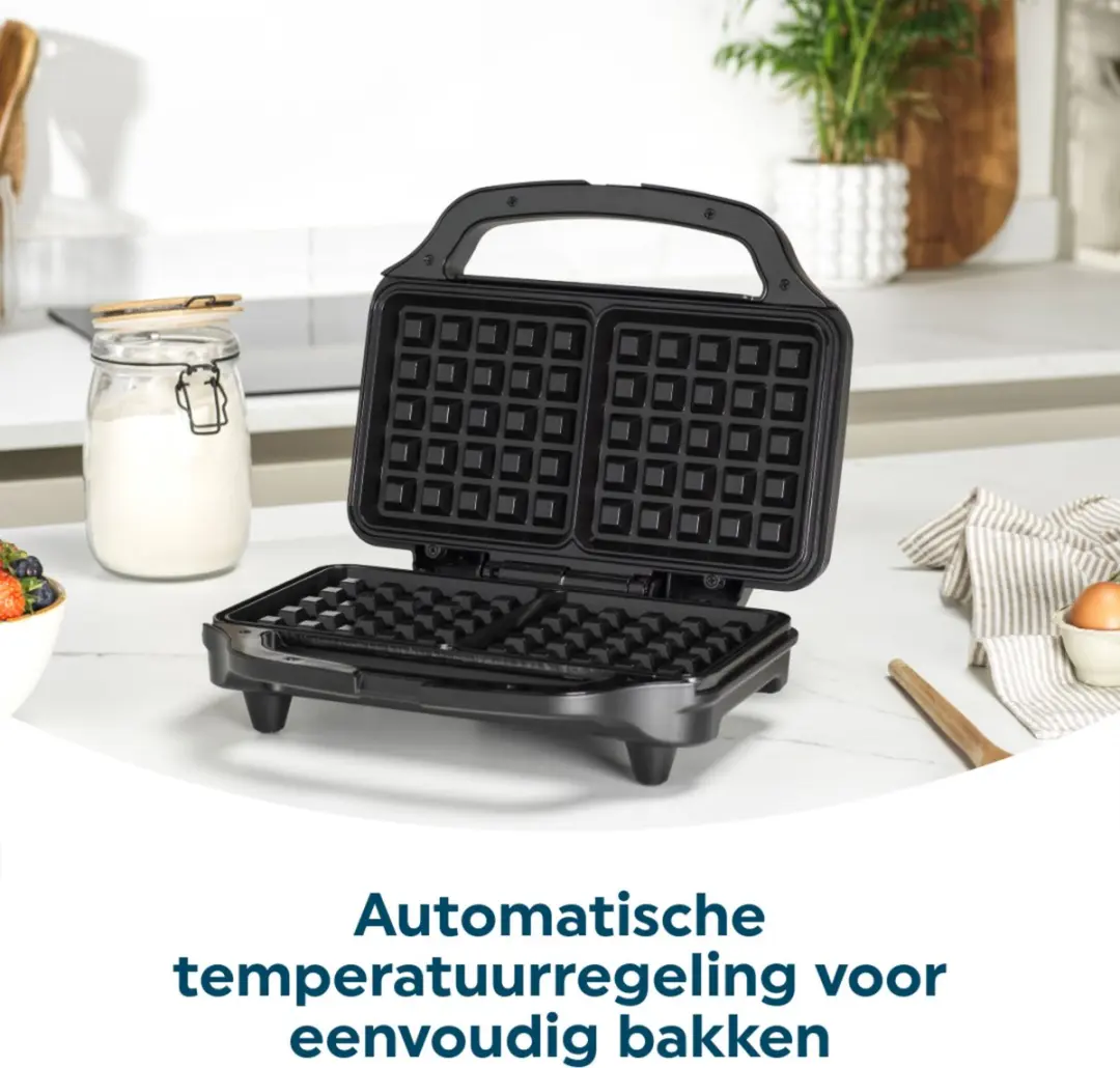 Salter EK2249TFVDE Wafelijzer - Zilver - afbeelding 2 van 6