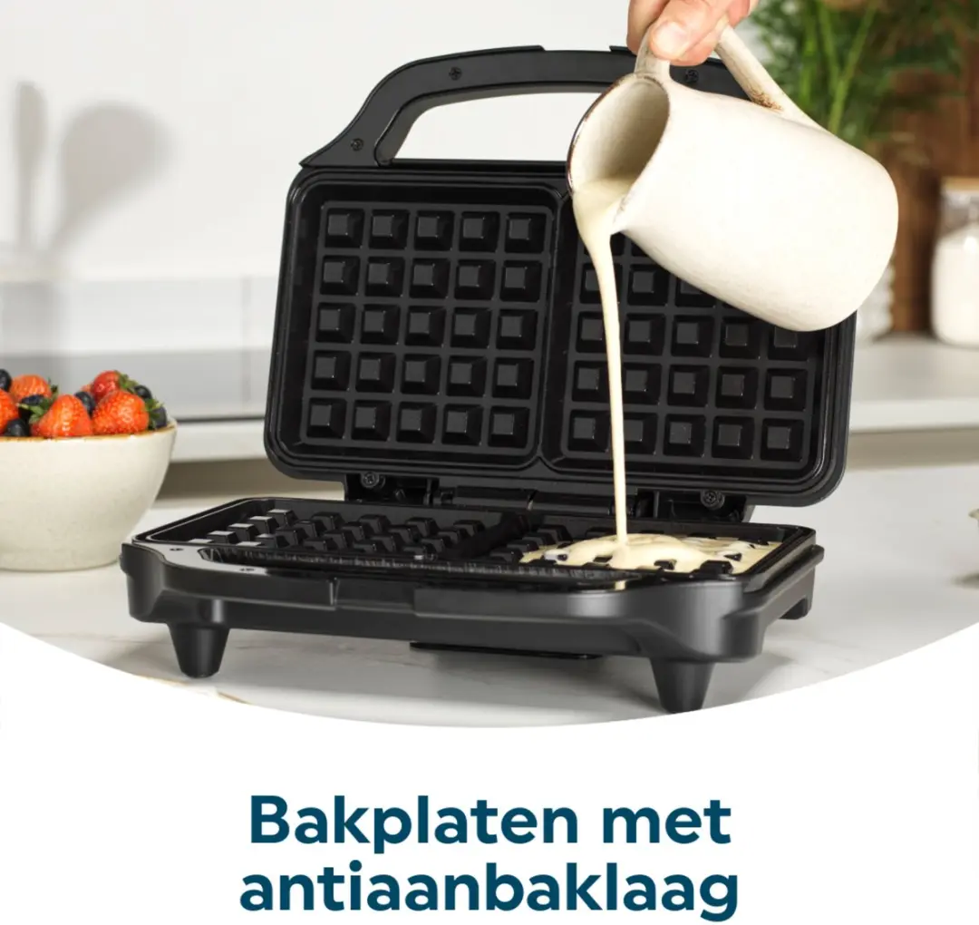 Salter EK2249TFVDE Wafelijzer - Zilver - afbeelding 4 van 6