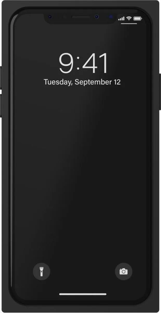 Adidas Holografisch Hoesje iPhone X/XS - Zwart/Zilver