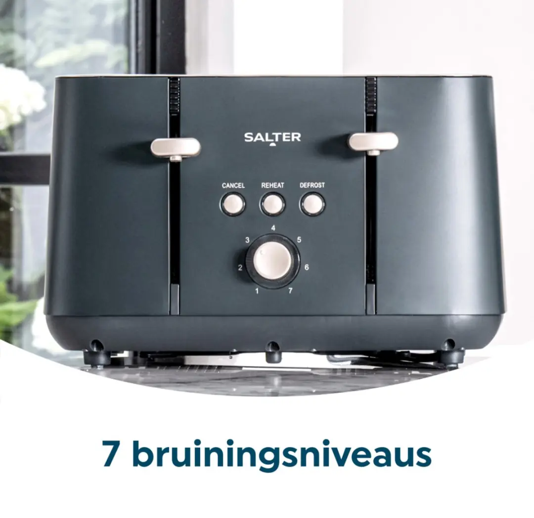 Salter Kuro 4-Slice Toaster - afbeelding 3 van 6