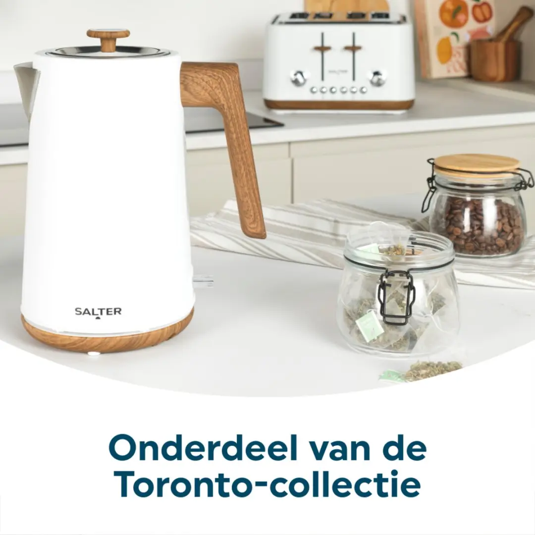 Salter Toronto Waterkoker 1,7L Wit - afbeelding 2 van 6
