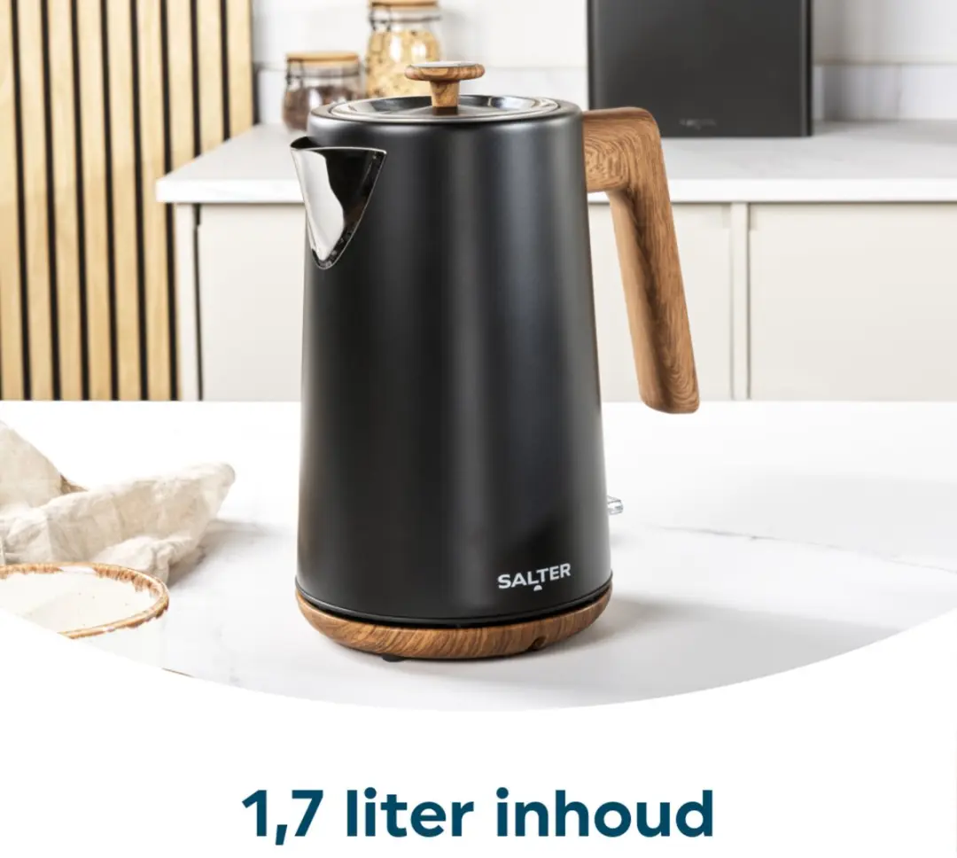 Salter Toronto Waterkoker 1,7L 3000W - Zwart - afbeelding 3 van 6