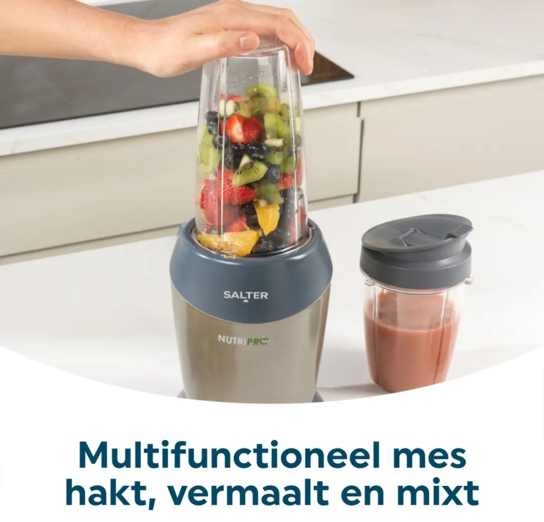 Salter NutriPro 1000W Blender - Zilver - afbeelding 3 van 6