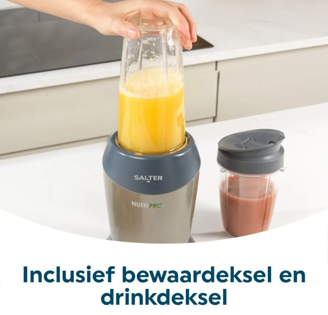Salter NutriPro 1000W Blender - Zilver - afbeelding 4 van 6