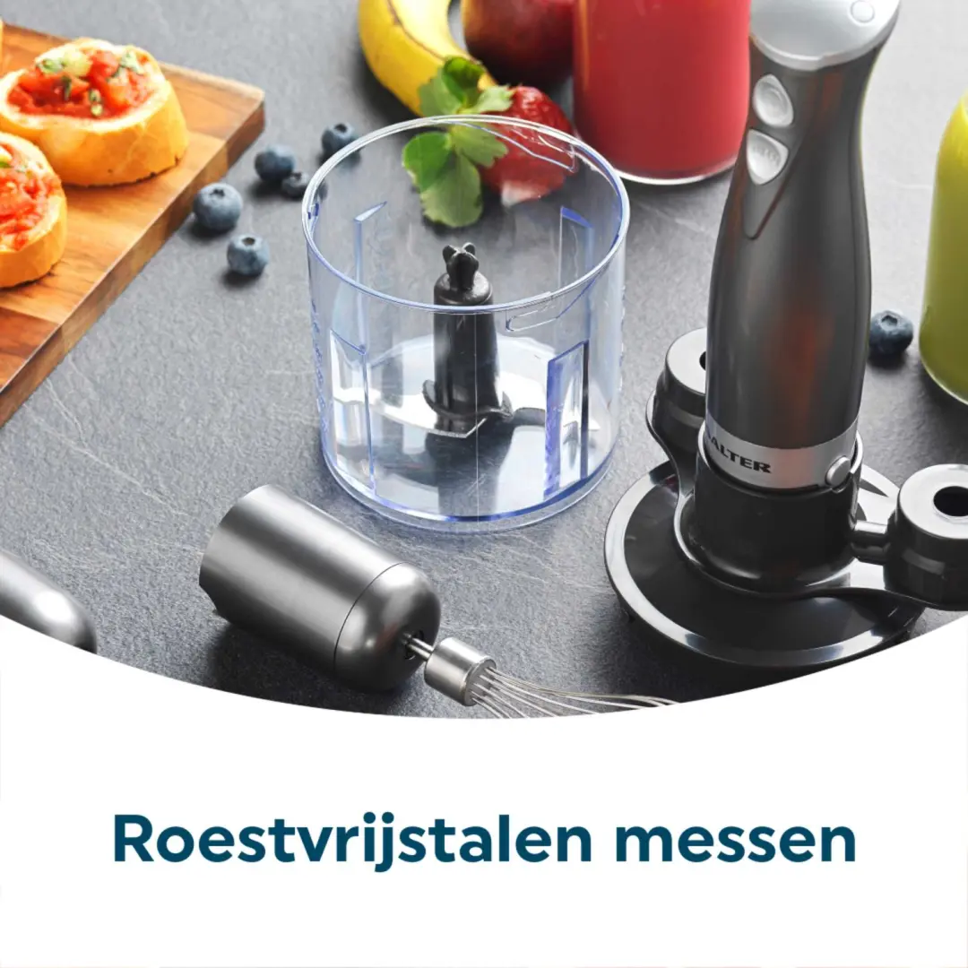 Salter Cosmos 3-in-1 Handblender EK2827GUNMETALFVDE - Zilver - afbeelding 6 van 6