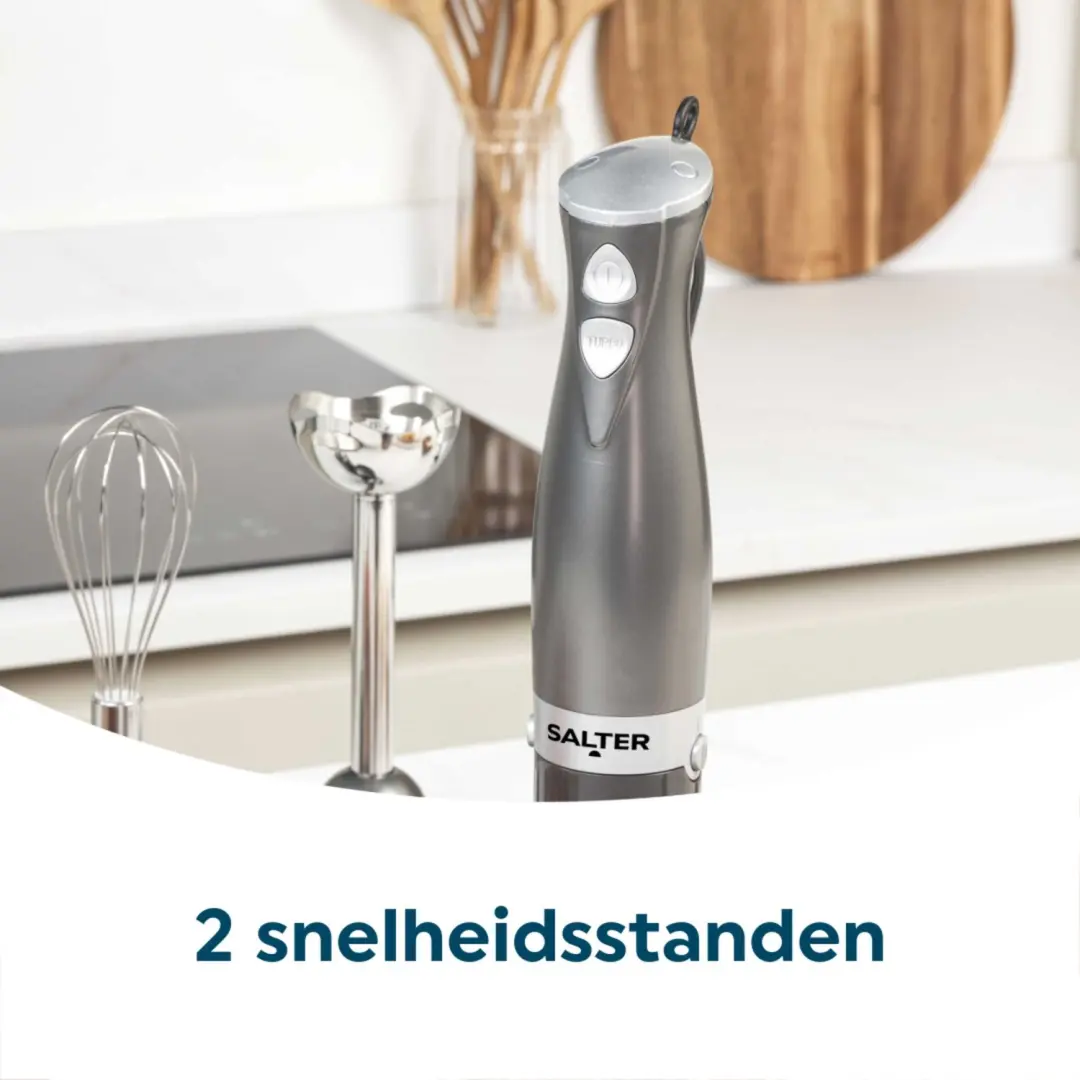 Salter Cosmos 3-in-1 Handblender EK2827GUNMETALFVDE - Zilver - afbeelding 2 van 6