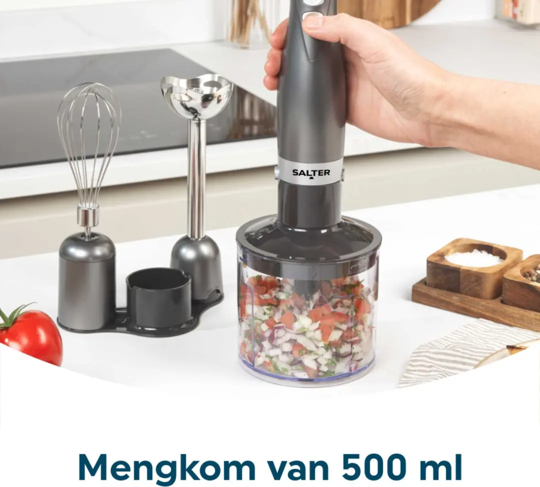 Salter Cosmos 3-in-1 Handblender EK2827GUNMETALFVDE - Zilver - afbeelding 5 van 6