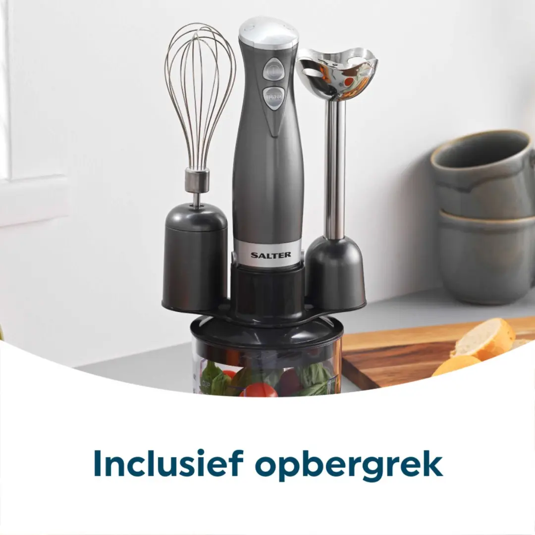Salter Cosmos 3-in-1 Handblender EK2827GUNMETALFVDE - Zilver - afbeelding 3 van 6