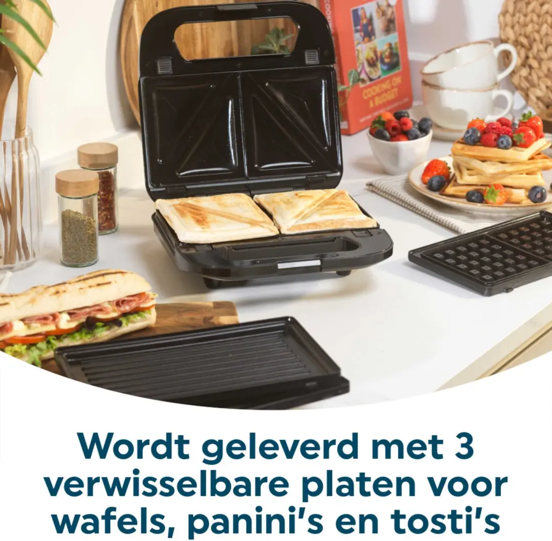 Salter EK6665VDE 3-in-1 Snack Maker - afbeelding 4 van 6