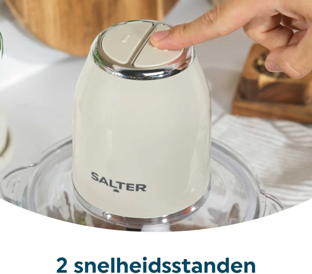 Salter Retro EK6686CRMVDE Voedselsnijder - 500W - Room - afbeelding 4 van 6