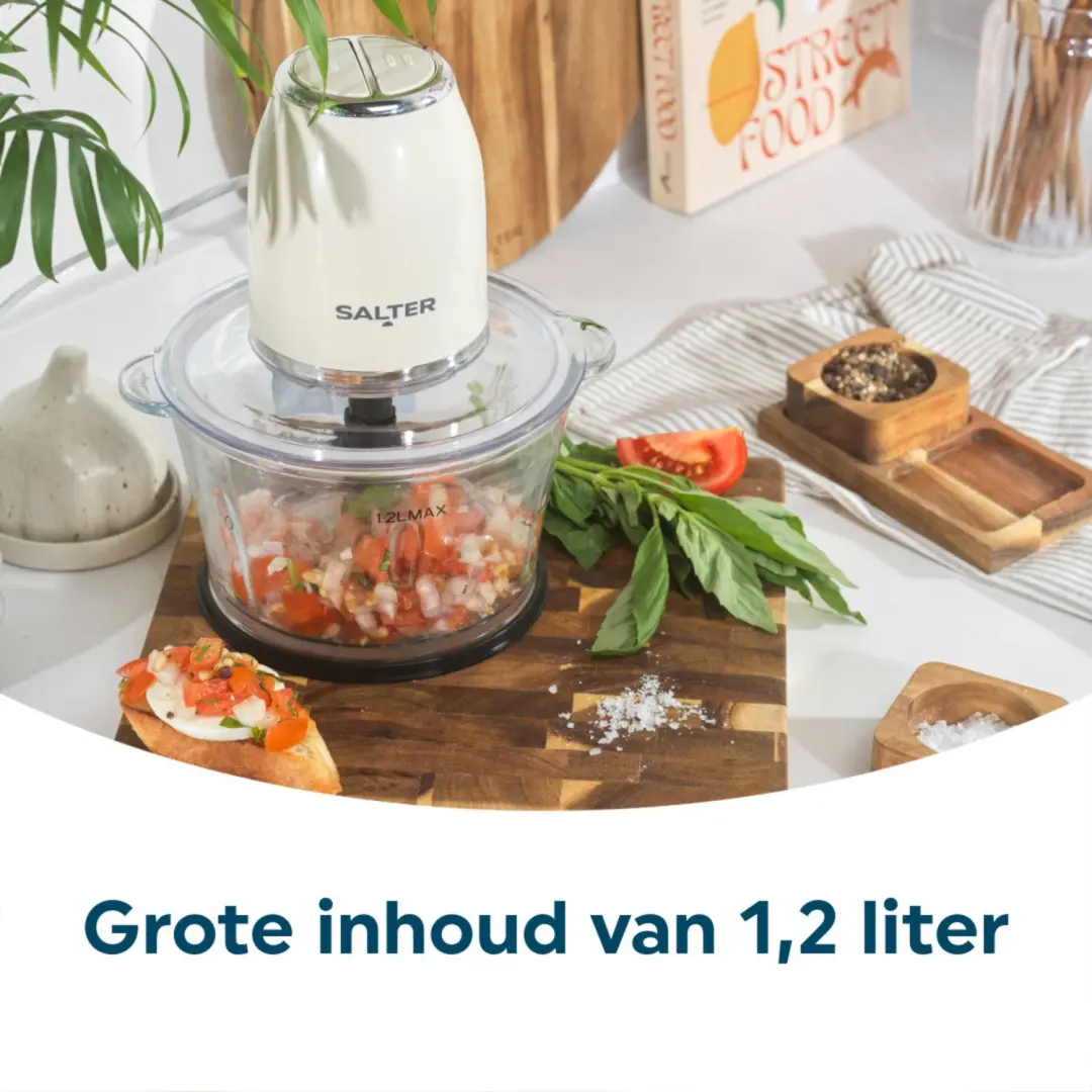 Salter Retro EK6686CRMVDE Voedselsnijder - 500W - Room - afbeelding 3 van 6