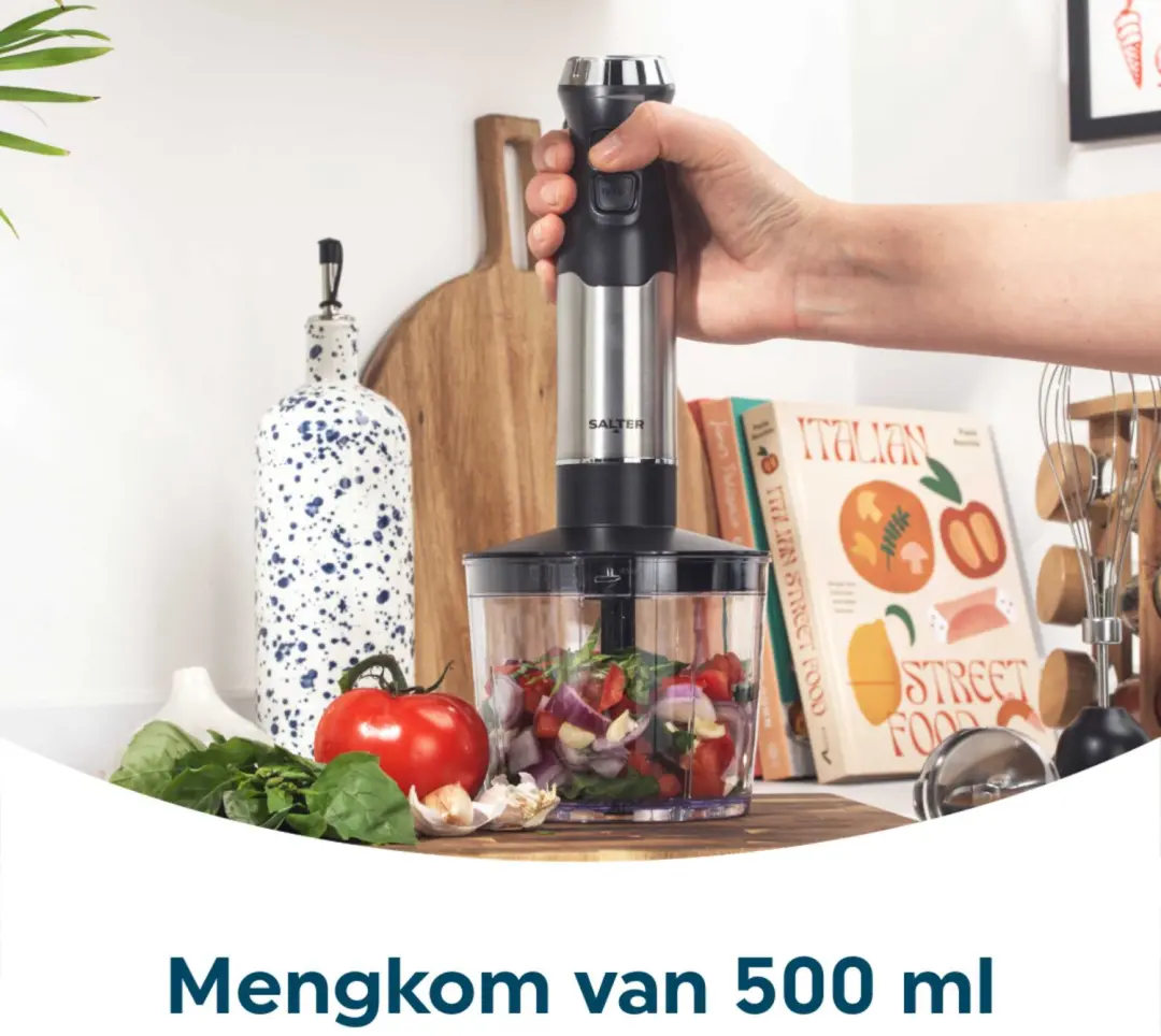 Salter EK6653VDE 4-in-1 Staafmixer Set - afbeelding 2 van 6