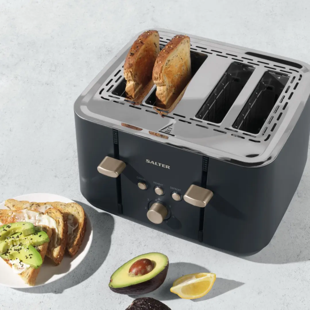 Salter Marino 4-Scheiben Toaster EK5565BGRYFVDE - Blauw - afbeelding 6 van 6