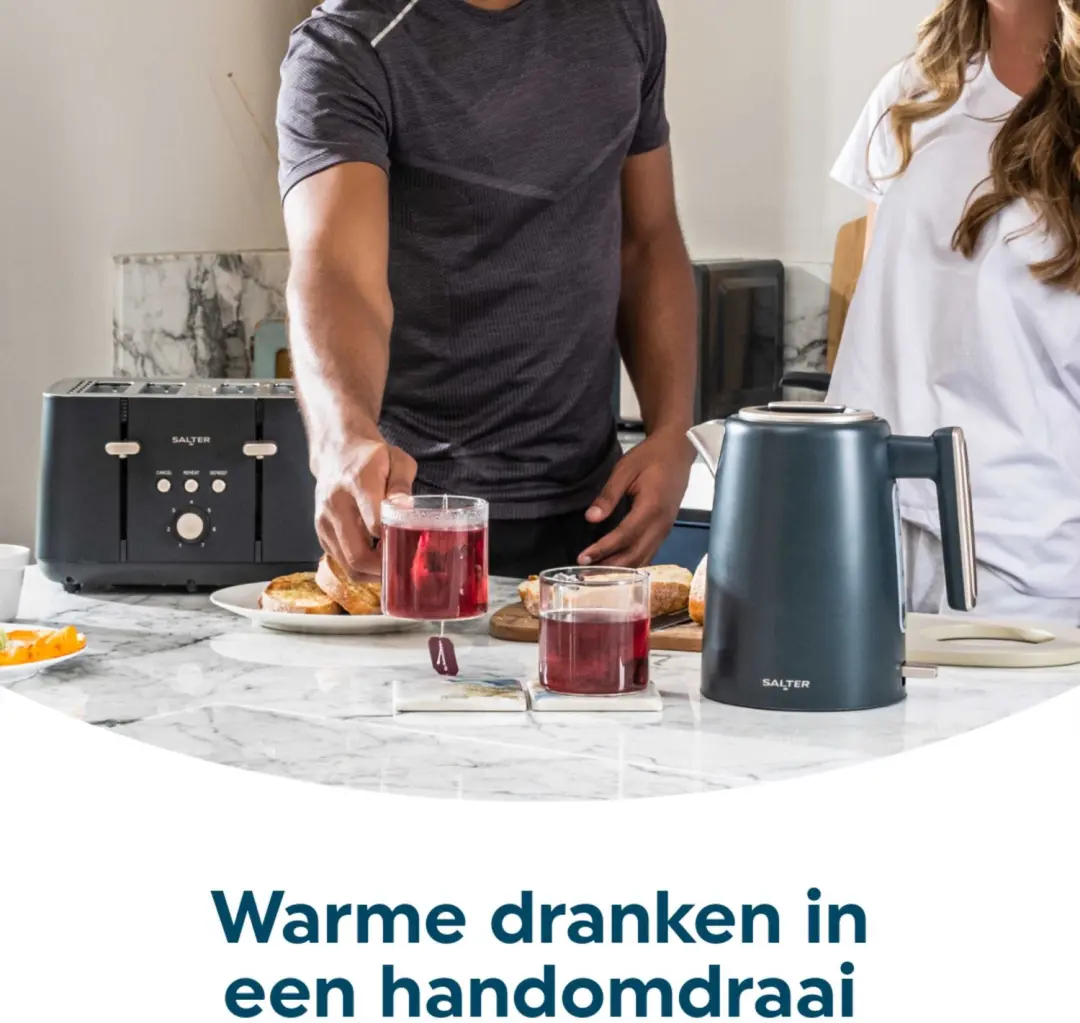 Salter Marino Waterkoker EK5561BGRYFVDE 1,7L - Blauw Grijs - afbeelding 4 van 6