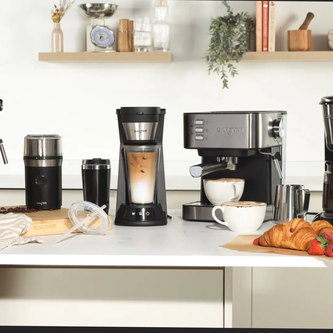 Salter EK6139VDE Espressomachine - Zilver - afbeelding 2 van 6