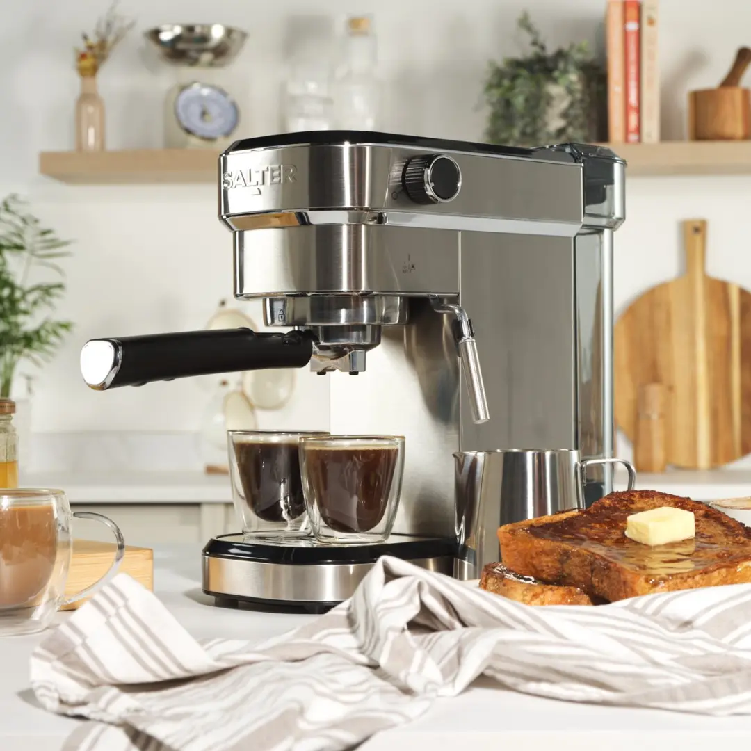 Salter EK6139VDE Espressomachine - Zilver - afbeelding 5 van 6