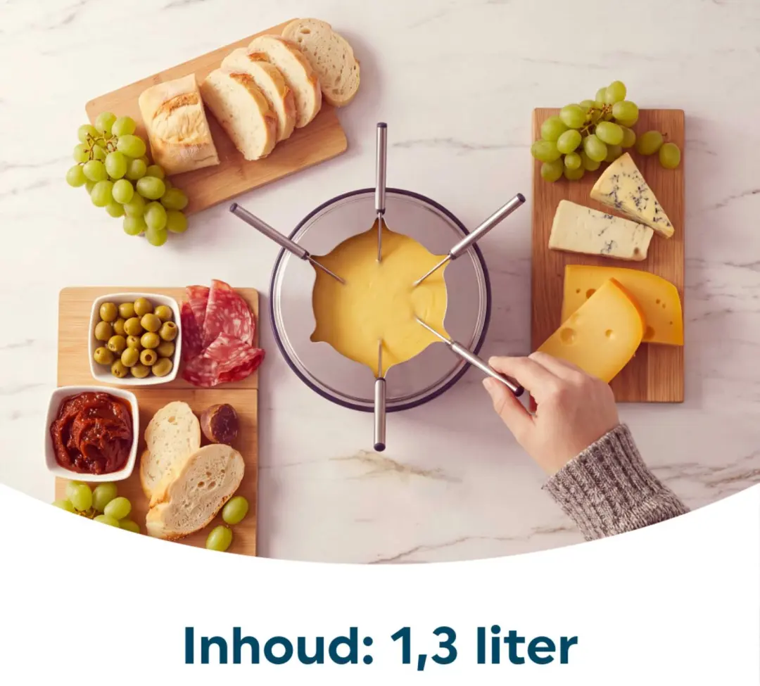 Salter EK4513VDE Raclette Grill & Fondue - 8 personen - afbeelding 6 van 6