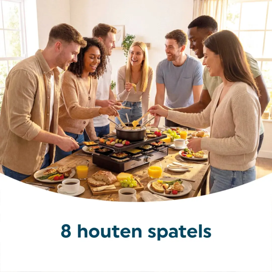 Salter EK4513VDE Raclette Grill & Fondue - 8 personen - afbeelding 3 van 6