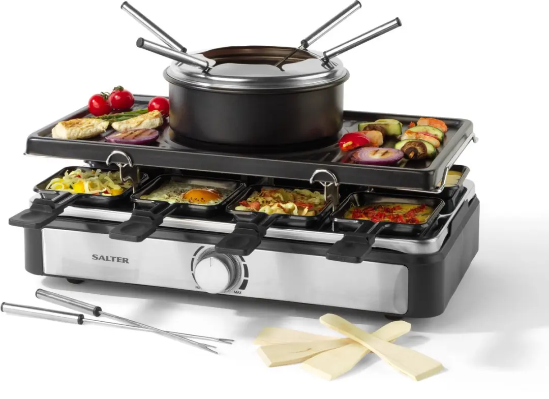 Salter EK4513VDE Raclette Grill & Fondue