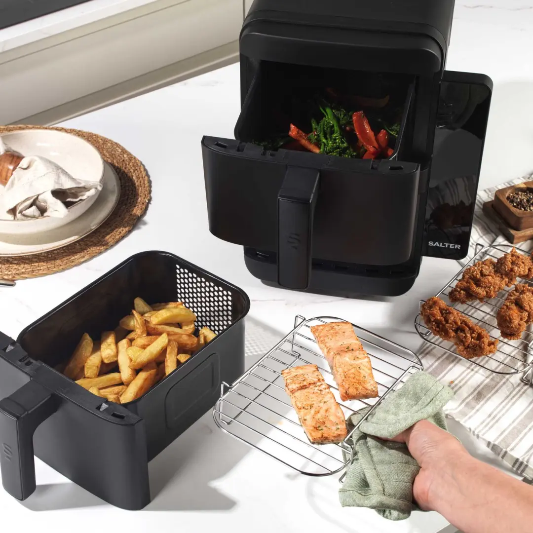 Salter VertiCook Ultra Airfryer EK6642VDE - 9L - Zwart - afbeelding 6 van 6