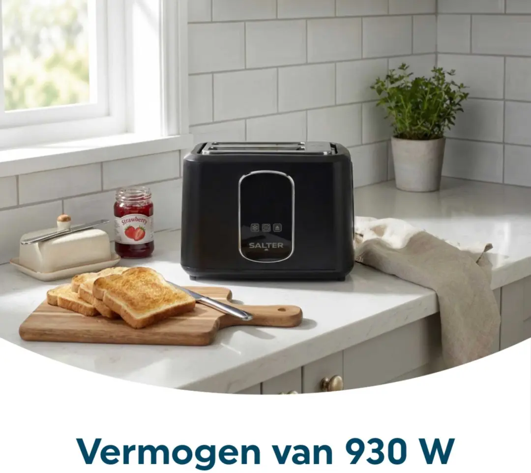 Salter Toast Rite EK6746VDE Broodrooster - 2 sleuven - afbeelding 3 van 6