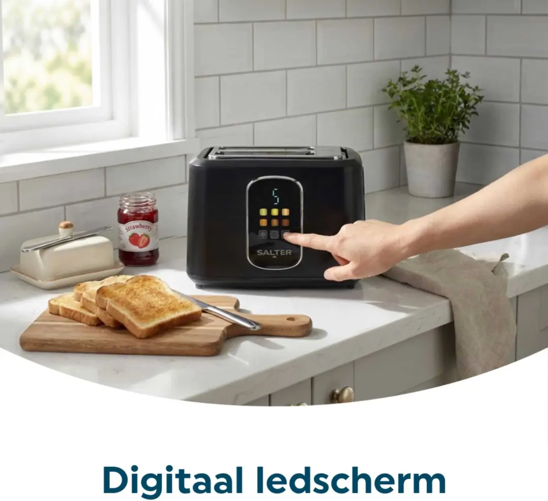 Salter Toast Rite EK6746VDE Broodrooster - 2 sleuven - afbeelding 2 van 6