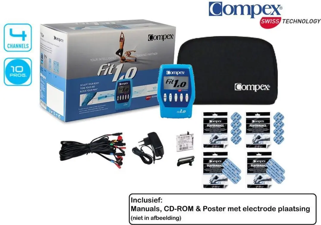 Compex Fit 1.0 Elektrostimulator - afbeelding 5 van 6