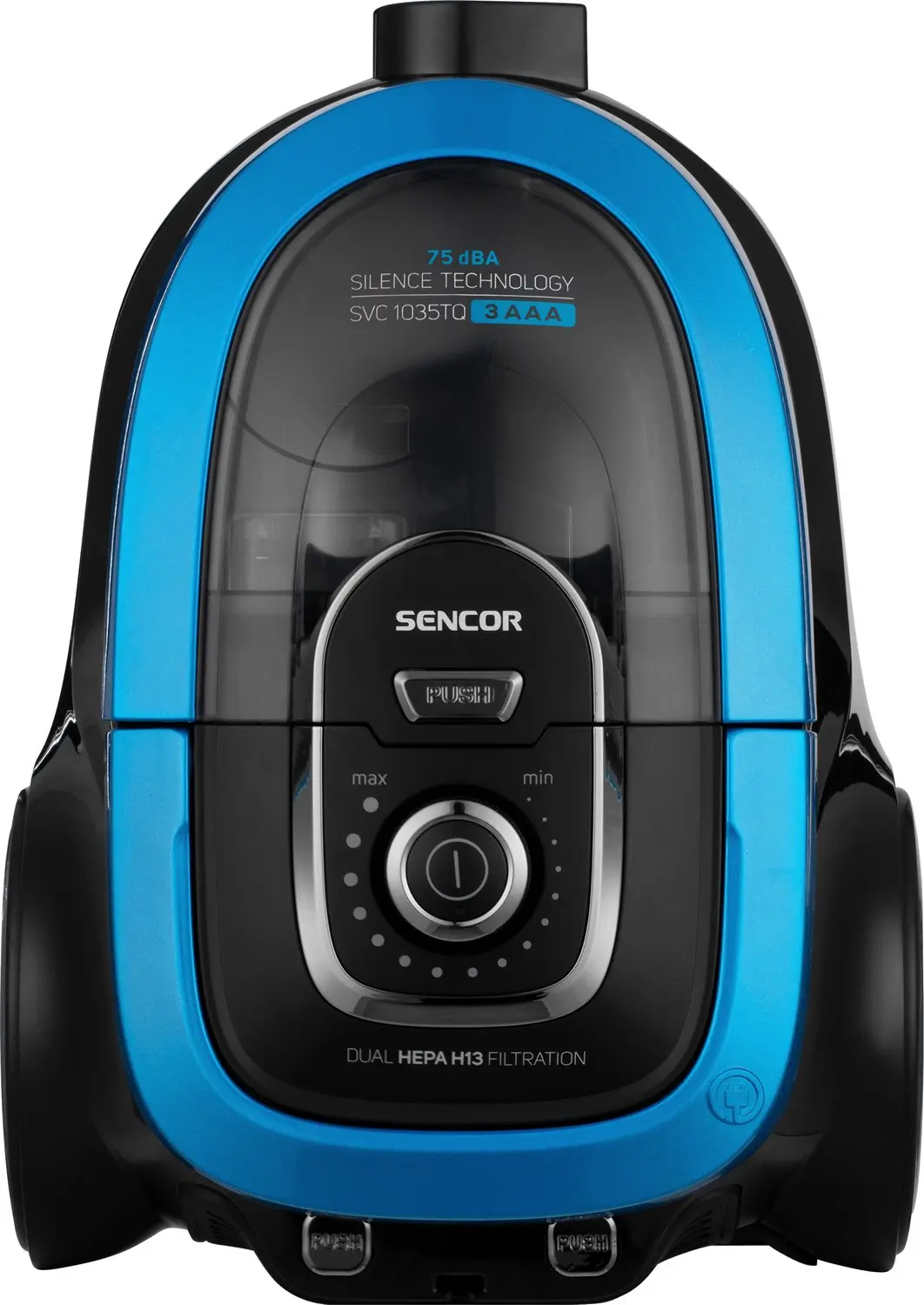Sencor SVC 1035TQ zakloze stofzuiger - Zwart/Blauw - afbeelding 2 van 6