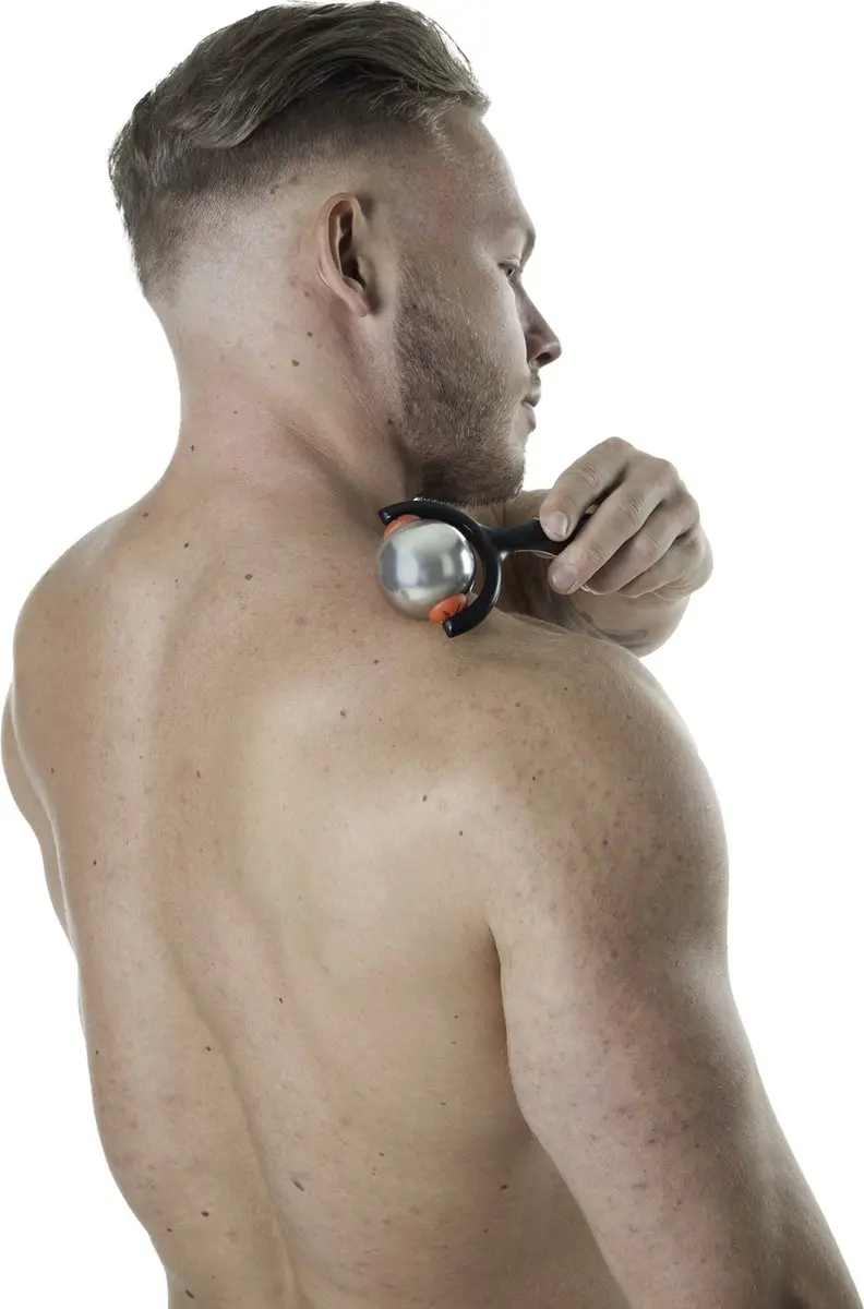 Pure2Improve Koud massagebal met handgreep
