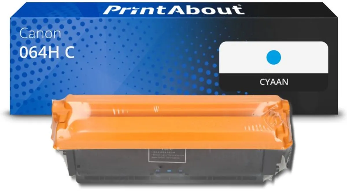 PrintAbout Canon 064H C Toner Cyaan - 11.500 pagina's