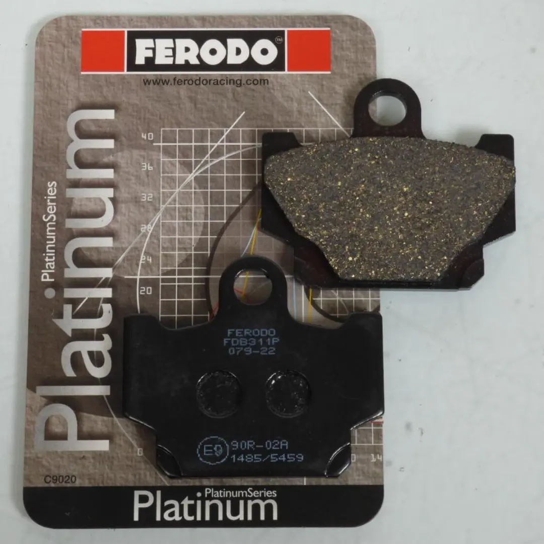 Plaquette de frein Ferodo pour Moto Yamaha 125 Sr Se 1992 à 1996 AV Neuf