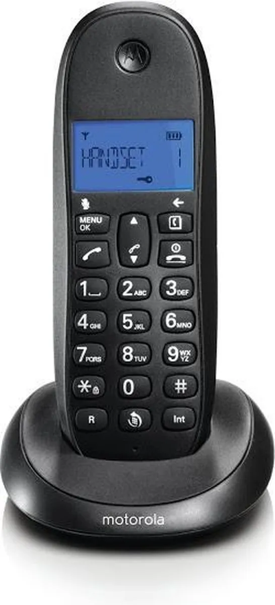 Motorola C1003 Trio DECT Telefoon - 3 Handsets - Zwart