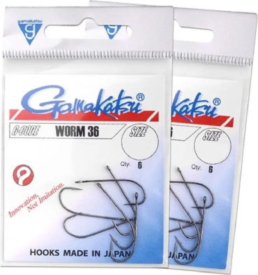 Gamakatsu Worm 36 Haken #4/0