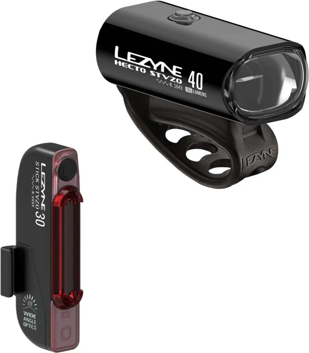 Lezyne Hecto StVZO 40 / Stick StVZO Pair