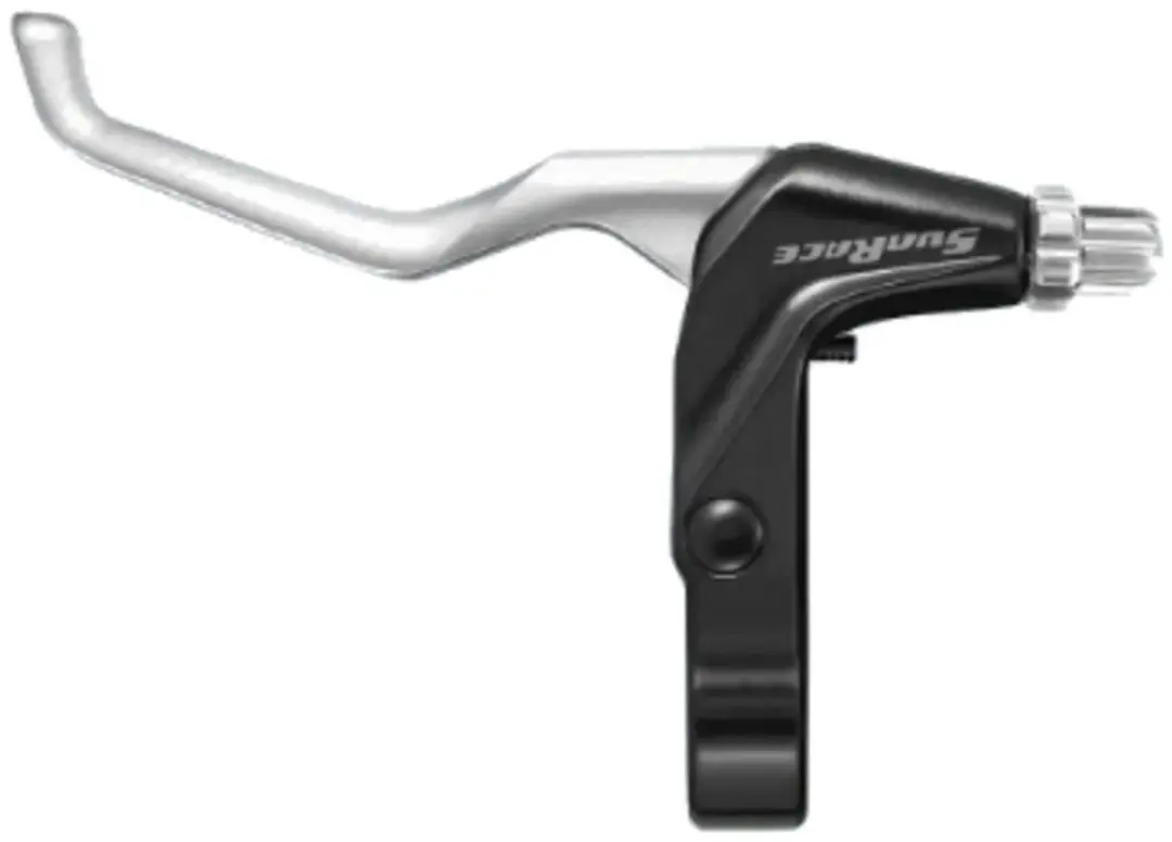 SunRace Linker handremgreep M4 zilver/zwart voor vervanging van een fietsremhend