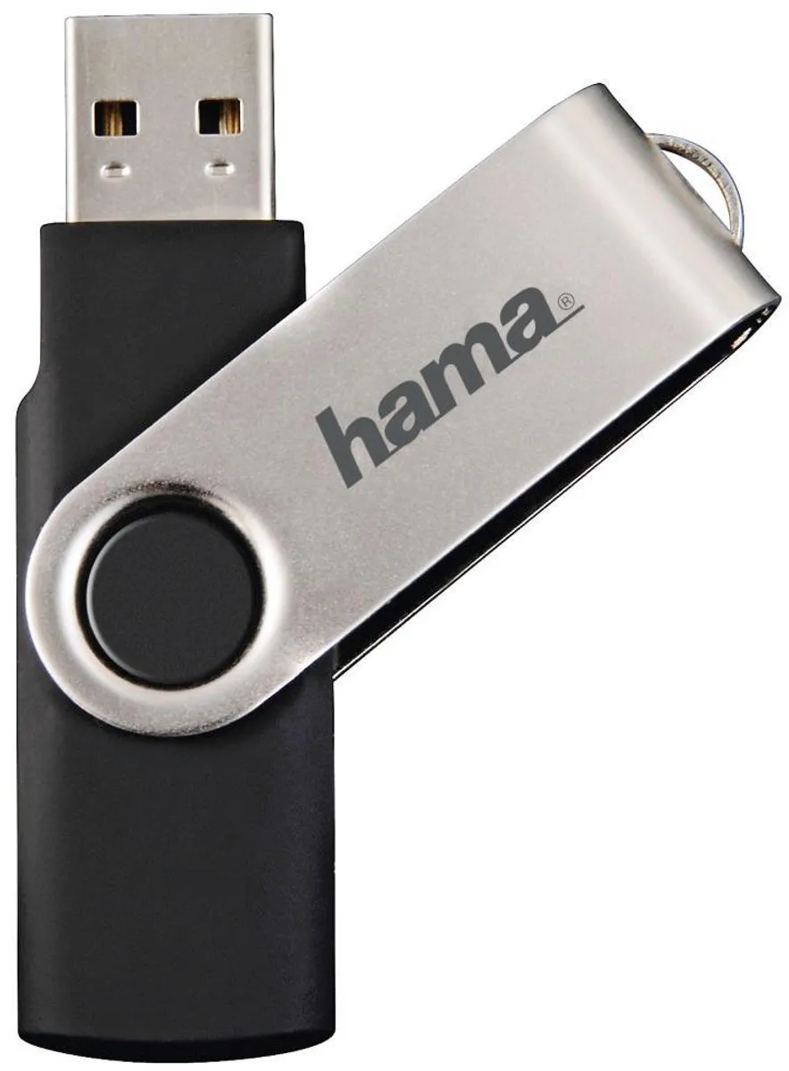 Hama Rotate USB-stick 16GB - Zwart