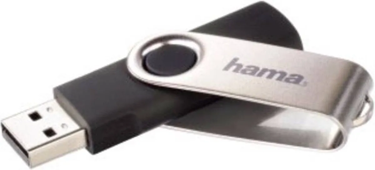 Hama Rotate USB-stick 16GB - Zwart