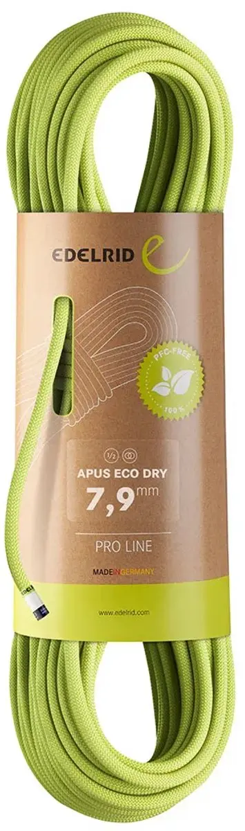 Edelrid Apus Eco Dry 7.9 Mm Touw Groen 60 m