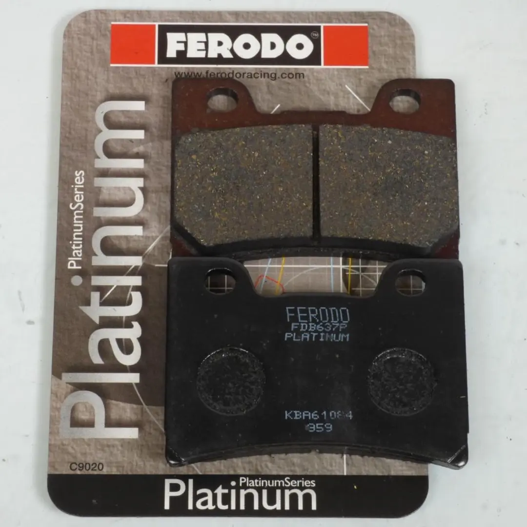 Plaquette de frein Ferodo pour Moto Yamaha 1000 FZR 1992 3GM8 / AV / FDB637P Neu