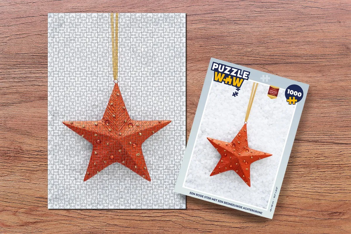 PuzzleWow Kerstpuzzel 1000 Stuks - Multicolor
