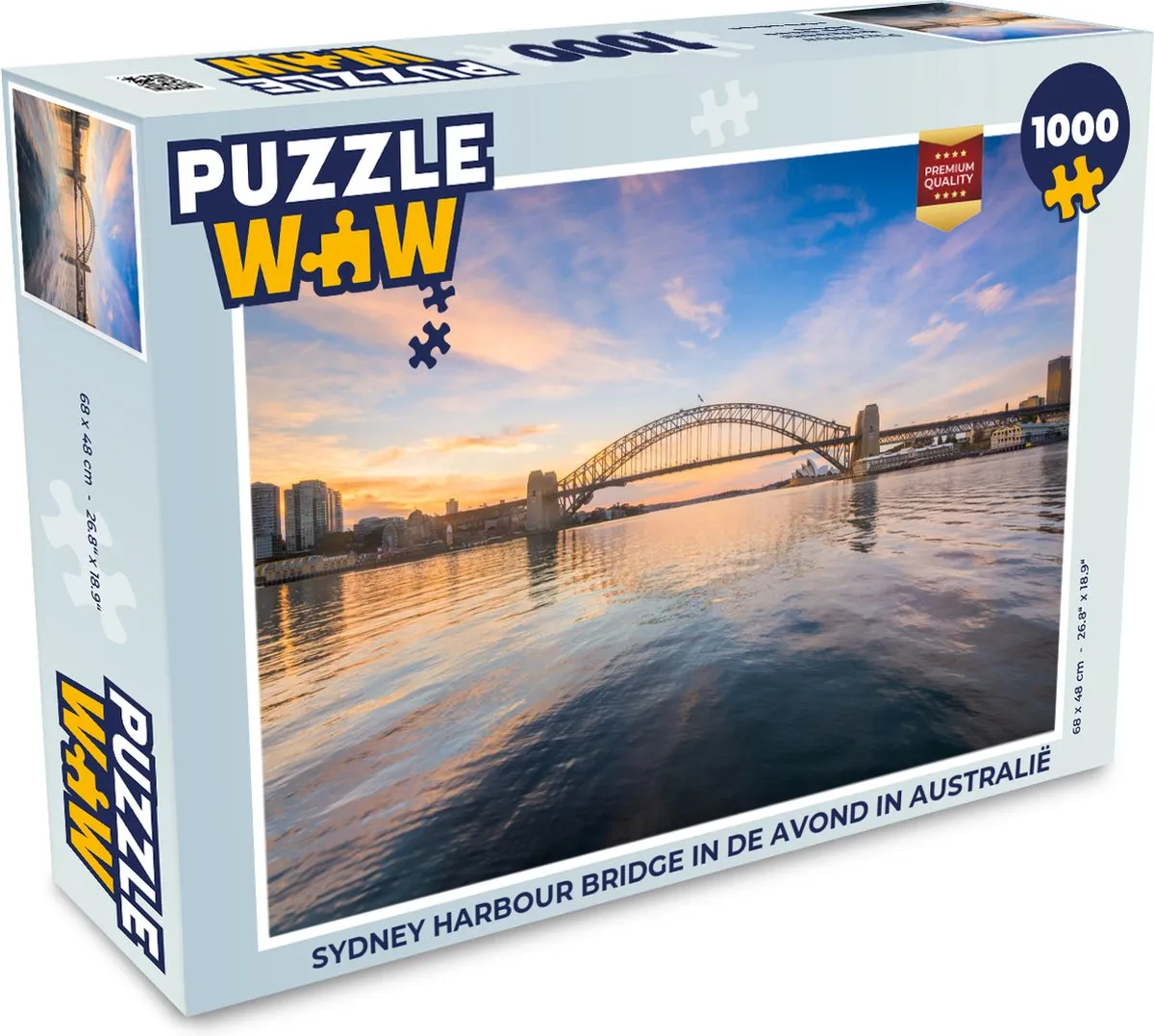 PuzzleWow Sydney Harbour Bridge Legpuzzel 1000 Stuks