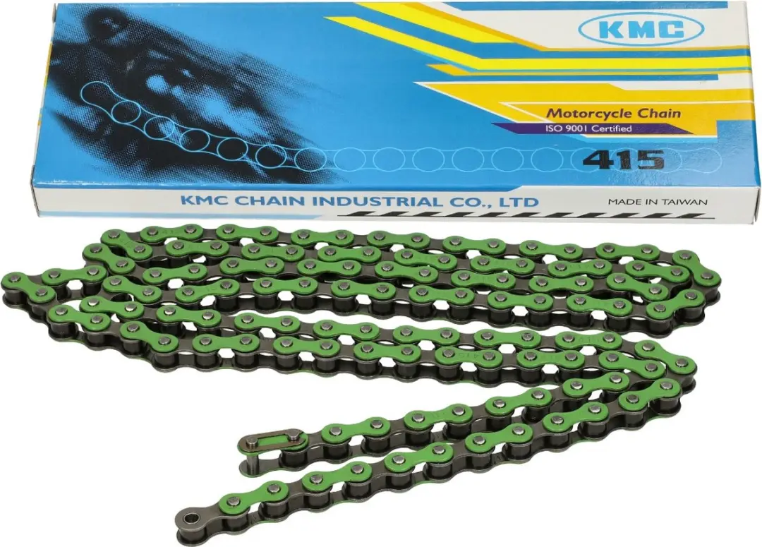 Ketting KMC 415 1/4 lengte 122 schakels groen