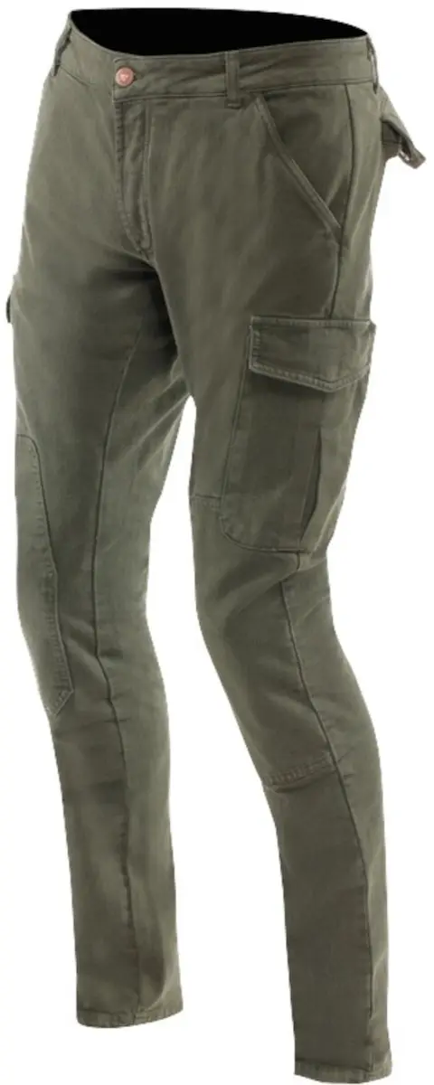 Dainese Cargo Slim Tapered Leger Groen Textiele Motorbroek
