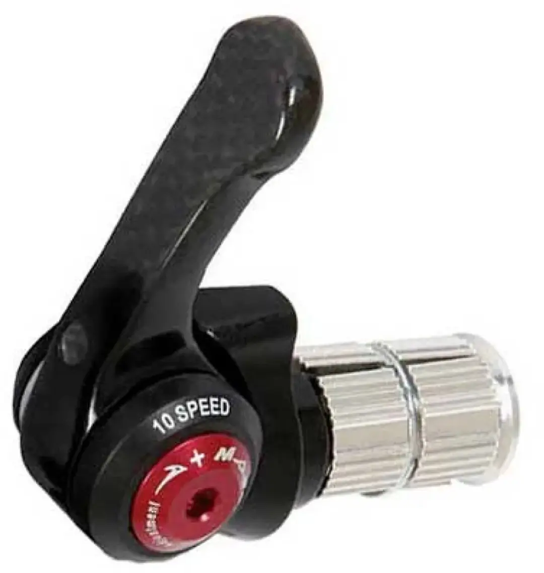 Massi Bar-end Lever 10 Speed Carbon Versnellingshendel Zwart 10s