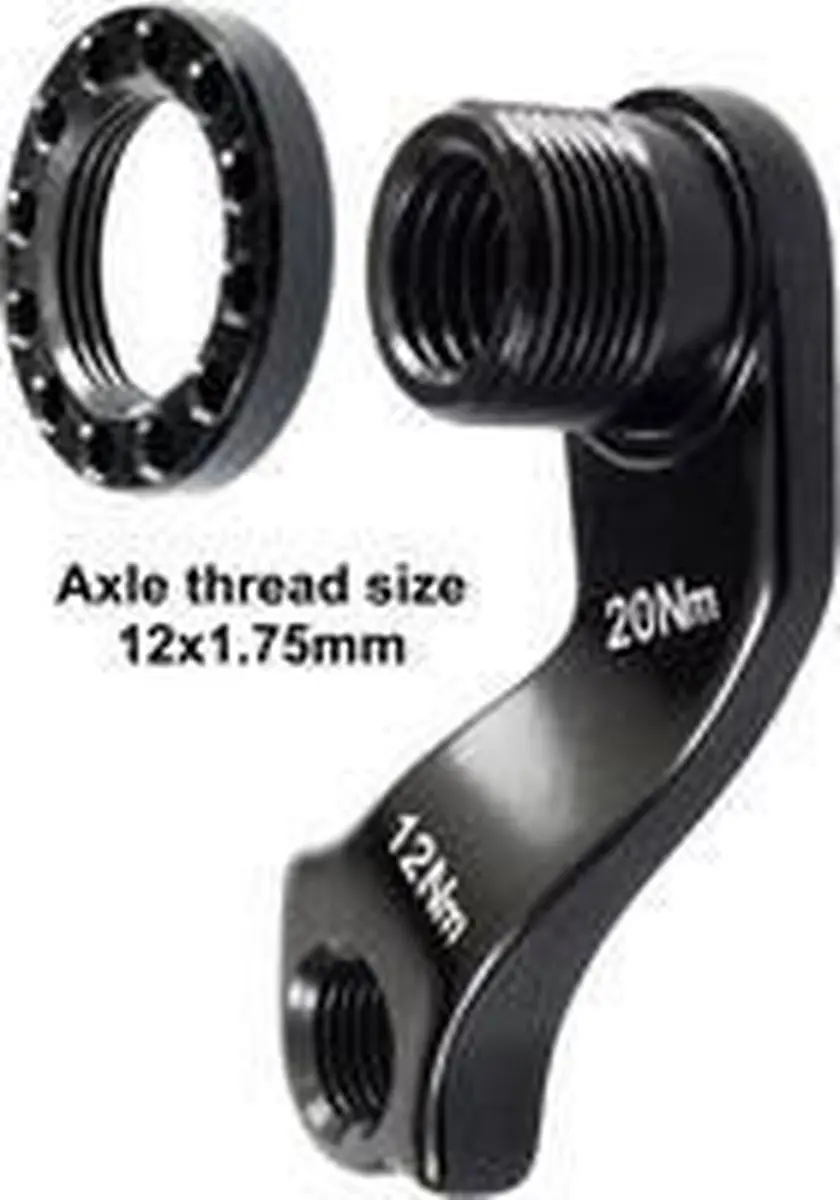 Union Derailleurhanger GH-199 KTM 142x12 Zwart - afbeelding 4 van 4