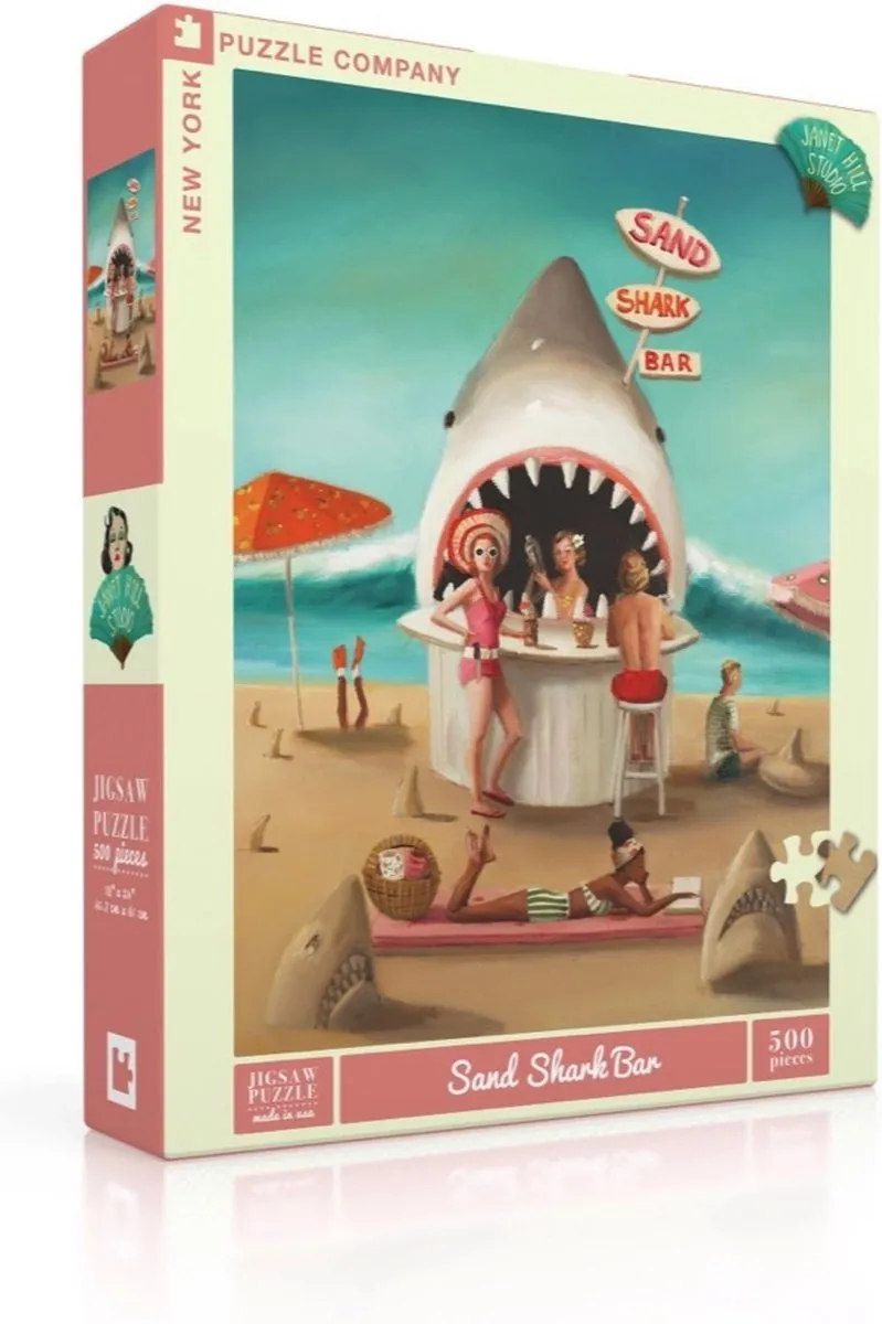 The New York Puzzle Company Sand Shark Bar Puzzel